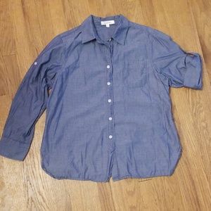 Chambray button up shirt